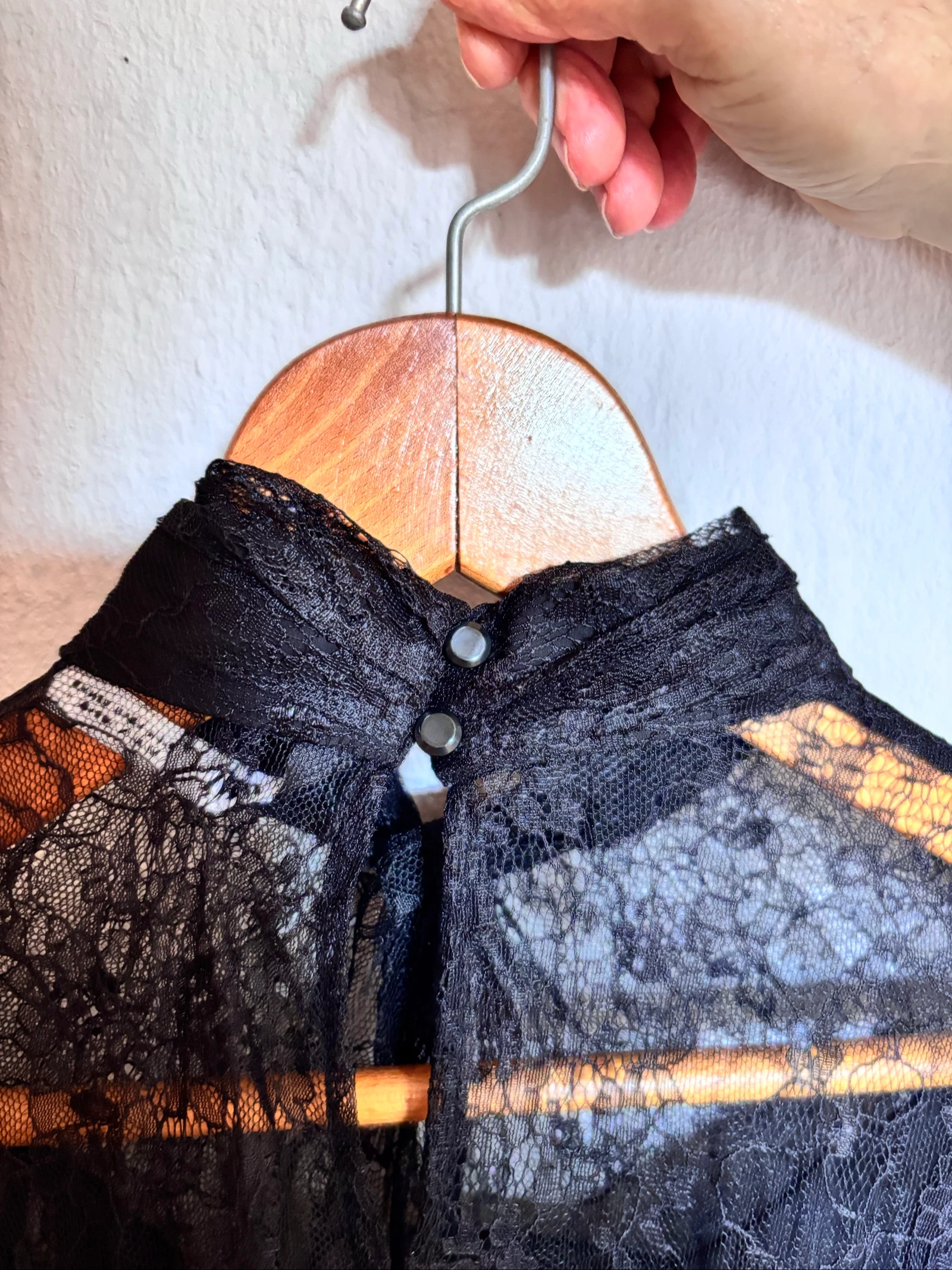 Camisa encaje negro de Zara – photo 4